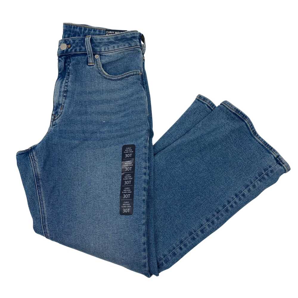J. Crew Blue Flare Jeans High Rise 27in Inseam | Womens 10